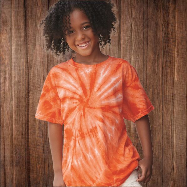 TD953 Youth Cyclone Pinwheel Short Sleeve T-Shirt Thumbnail